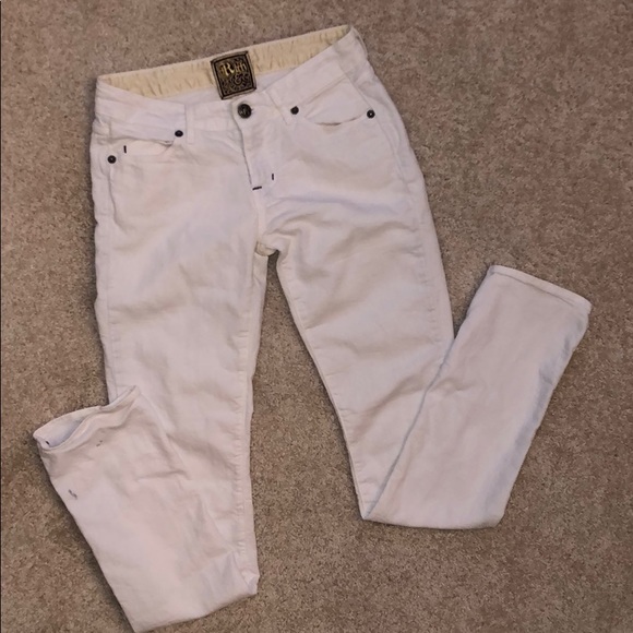 Rich & Skinny Denim - Rich and Skinny White Jeans - size 25